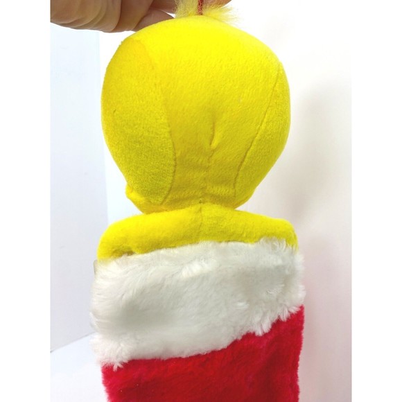 NWT Warner Brothers Looney Tunes Plush Tweety Bird Christmas Stocking Cartoon 97 - Picture 14 of 15